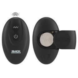 Black Velvets Cockring Plug Vibe Velvet 8 x 2.5cm